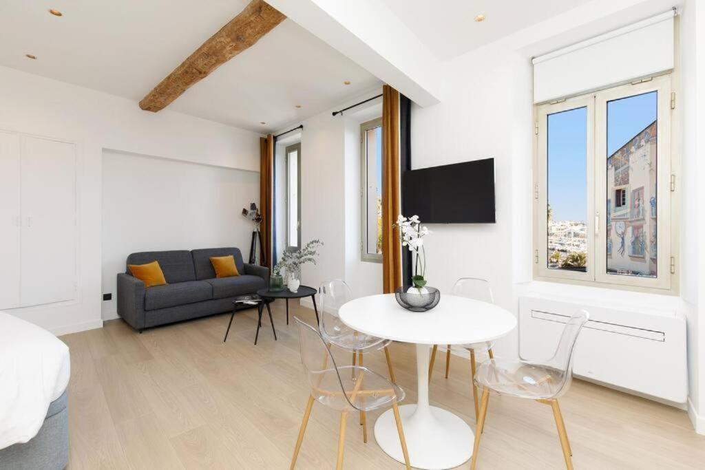 קאן Appartement 33 M2 Comme Une Junior Suite - Vue Port Et Palais Des Festivals מראה חיצוני תמונה
